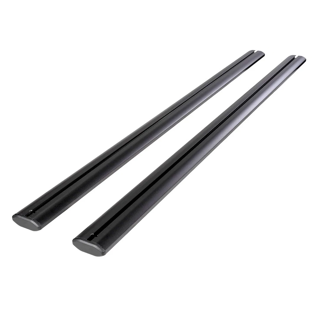TFXCB01 – TRAILFX Tonneau Cover Rail, Fits TrailFX Hard Retractable Tonneau Covers Clamp On Powder Coated Black Alumi...